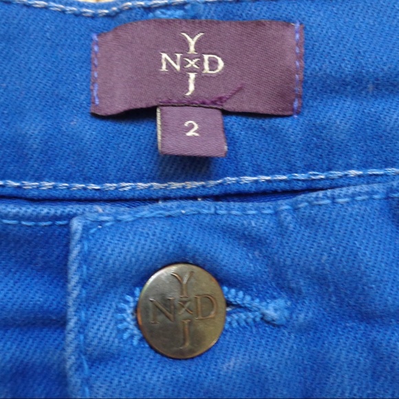 NYDJ Cuffed Capri Jeans Blue - Picture 5 of 8